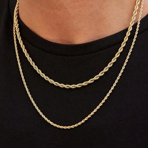 EP Twisted Rope Chain Necklace Link