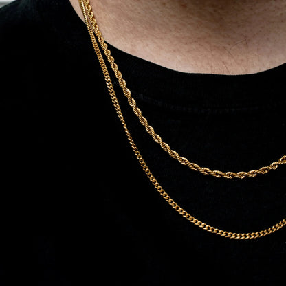 EP Twisted Rope Chain Necklace Link