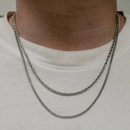 EP Twisted Rope Chain Necklace Link