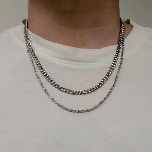 EP Twisted Rope Chain Necklace Link