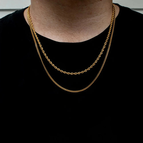 EP Twisted Rope Chain Necklace Link